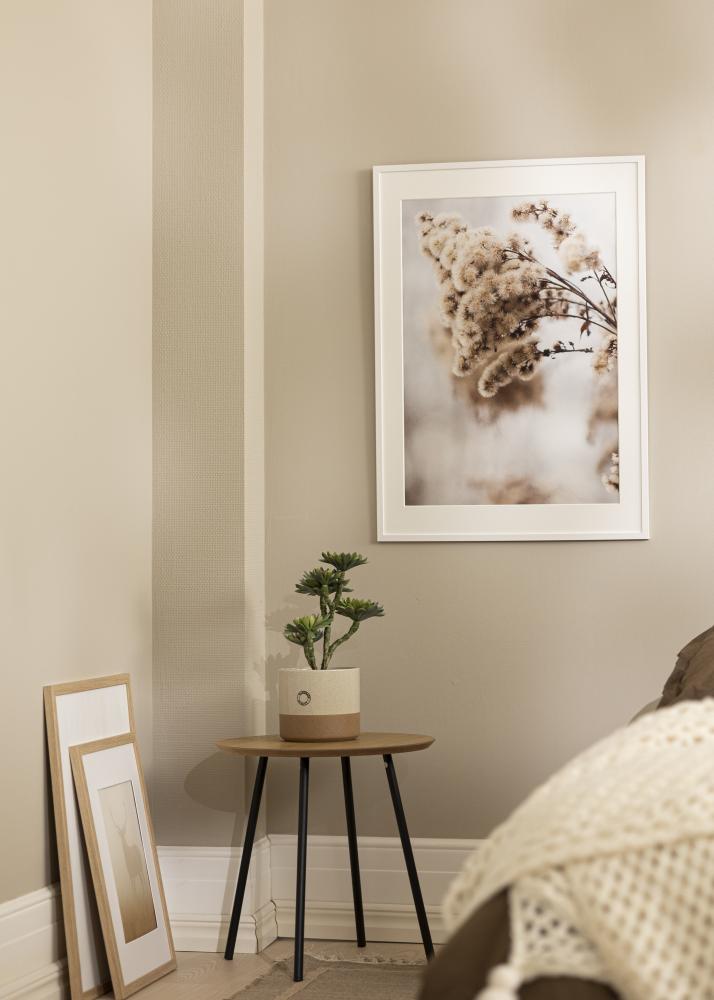 Cornice Edsbyn Bianco 33x41 cm - passe-partout Bianco 24x32 cm