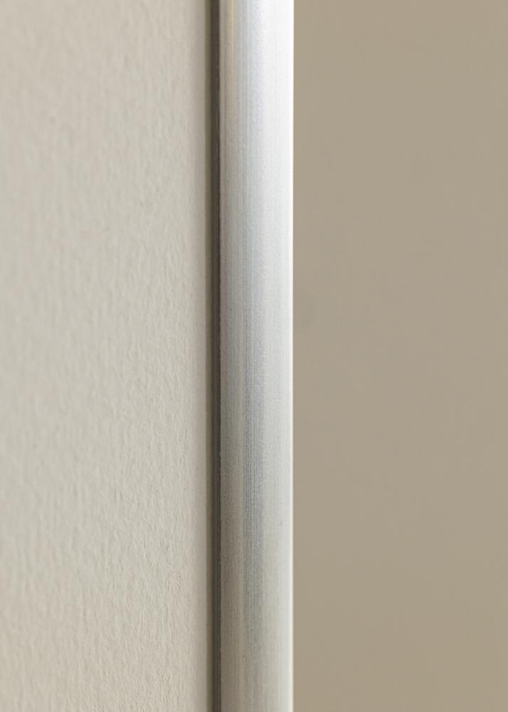 Cornice New Lifestyle Argento 10x18 cm - passe-partout Bianco 8x10 cm