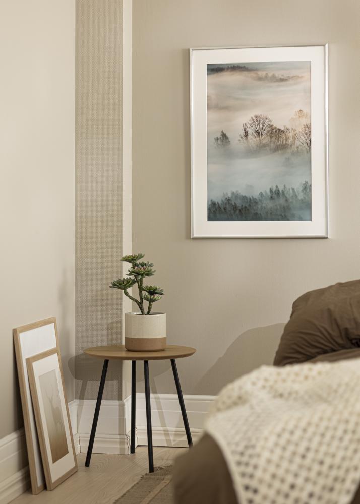 Cornice New Lifestyle Argento 10x18 cm - passe-partout Bianco 8x10 cm