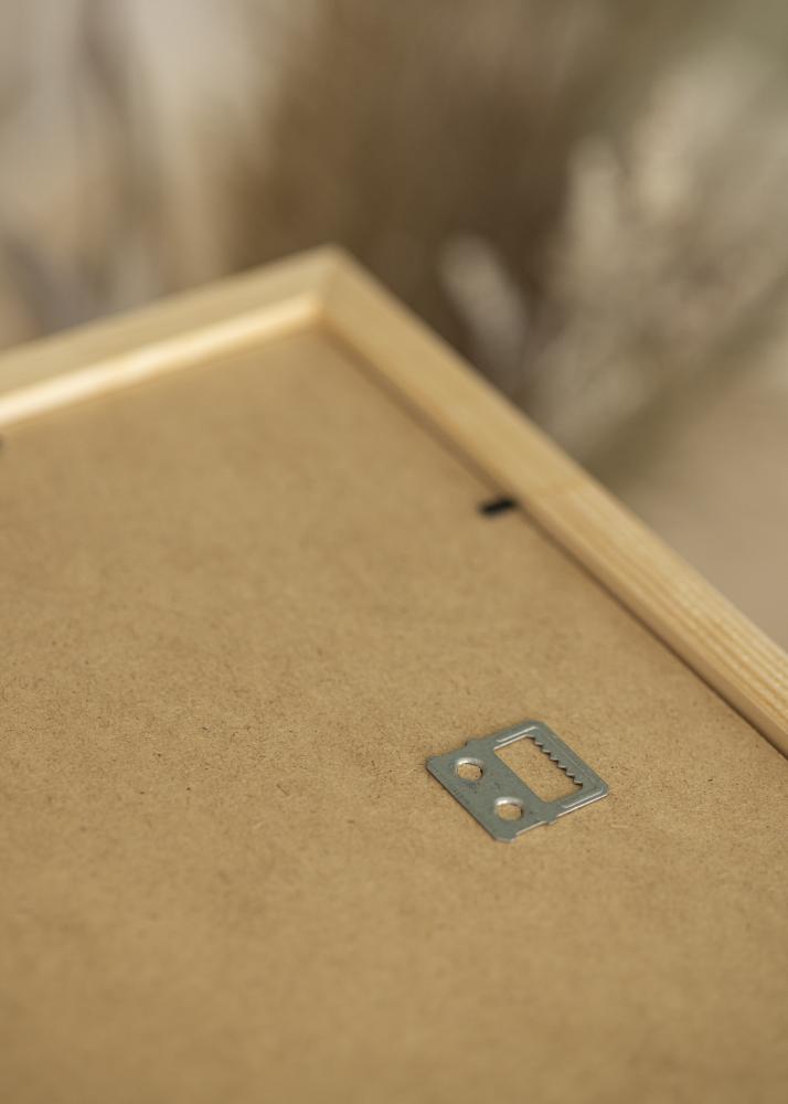 Cornice quercia legna 68x98 cm - passe-partout Bianco 56x76 cm