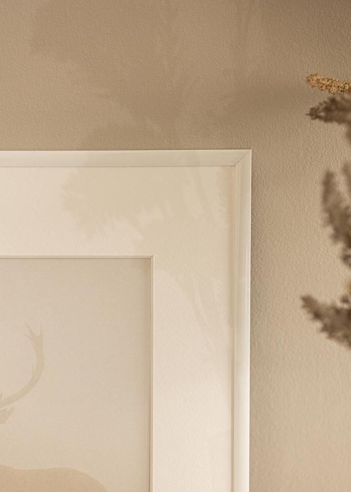 Cornice New Lifestyle Bianco 10x18 cm - passe-partout Bianco 8x10 cm