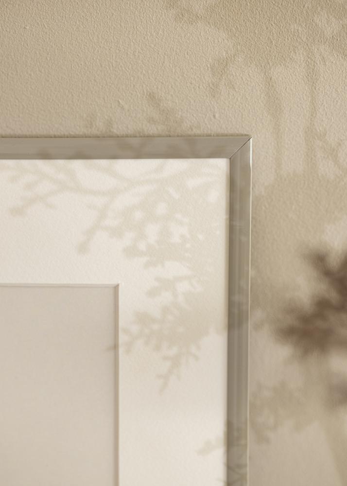 Cornice New Lifestyle grigio terra 20x30 cm - passe-partout Bianco 10x20 cm