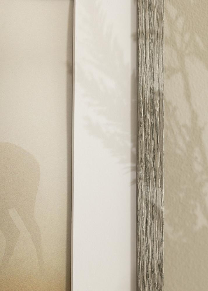 Cornice Stilren grigio quercia 40x50 cm - passe-partout Bianco 27,5x37 cm