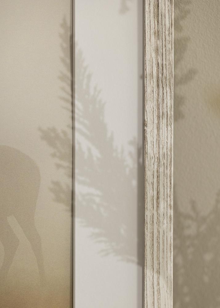 Cornice Stilren Vintage bianco 70x100 cm - passe-partout Bianco 62x93 cm