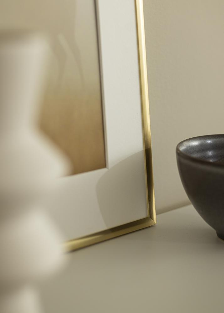 Cornice New Lifestyle Oro 60x90 cm - passe-partout Bianco 50x75 cm