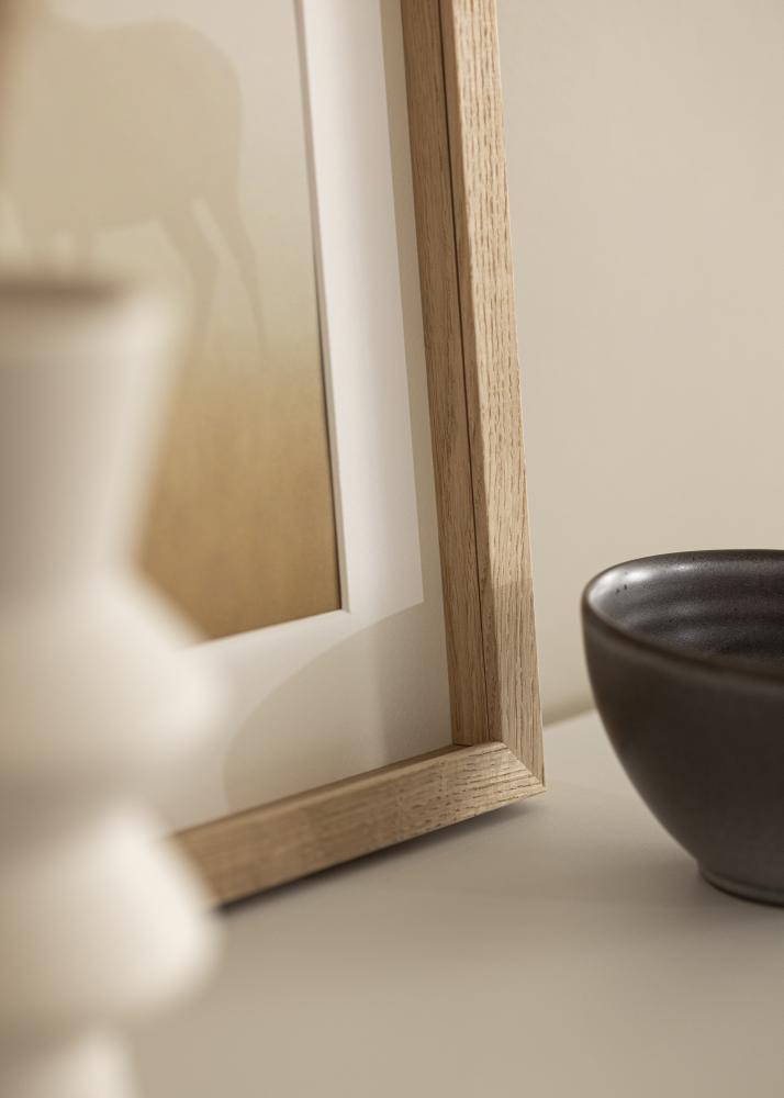 Cornice Amanda Scatola Vetro acrilico Rovere 21x30 cm