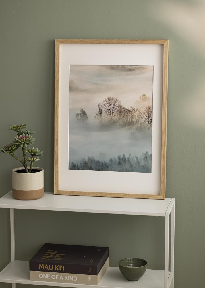 Cornice Amanda Scatola Vetro acrilico Rovere 21x30 cm