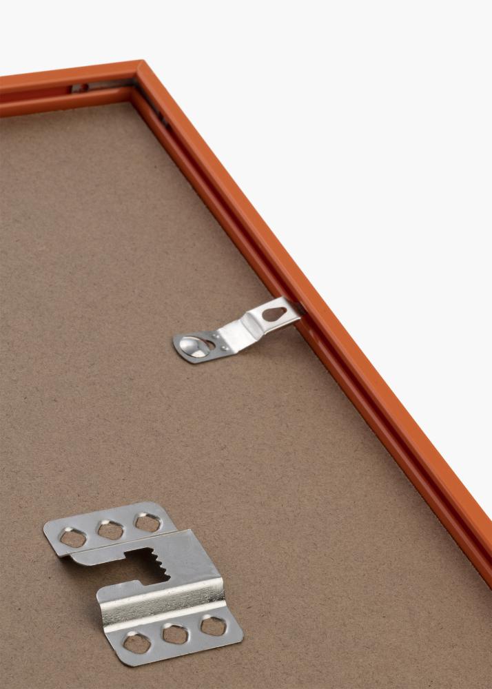 Cornice New Lifestyle arancia 40x50 cm - passe-partout Bianco 27x35 cm