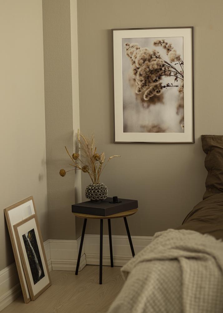 Cornice New Lifestyle Acciaio 10x18 cm - passe-partout Bianco 8x10 cm