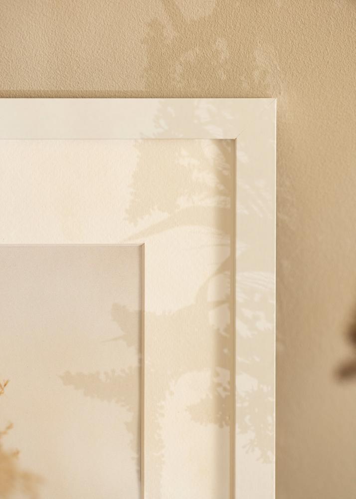 Cornice BGA Classic Bianco 50x100 cm - passe-partout Bianco 40x90 cm