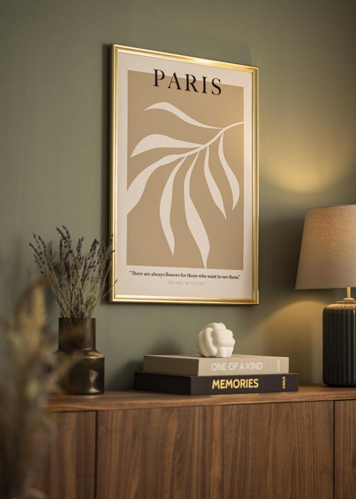 Cornice Gala Oro 40x50 cm - passe-partout Bianco 30x38 cm