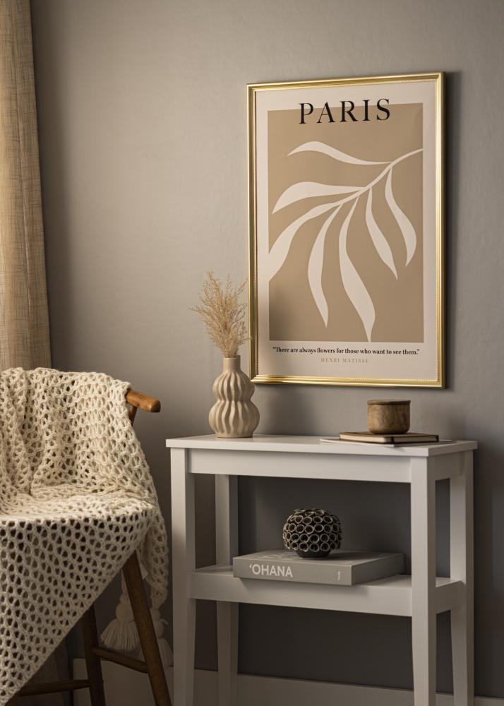 Cornice Gala Oro 40x50 cm - passe-partout Bianco 30x38 cm