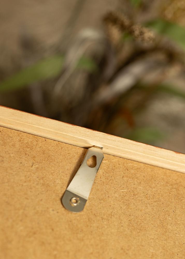 Cornice Ares Ciliegia 50x70 cm - passe-partout Bianco 16x23 inches