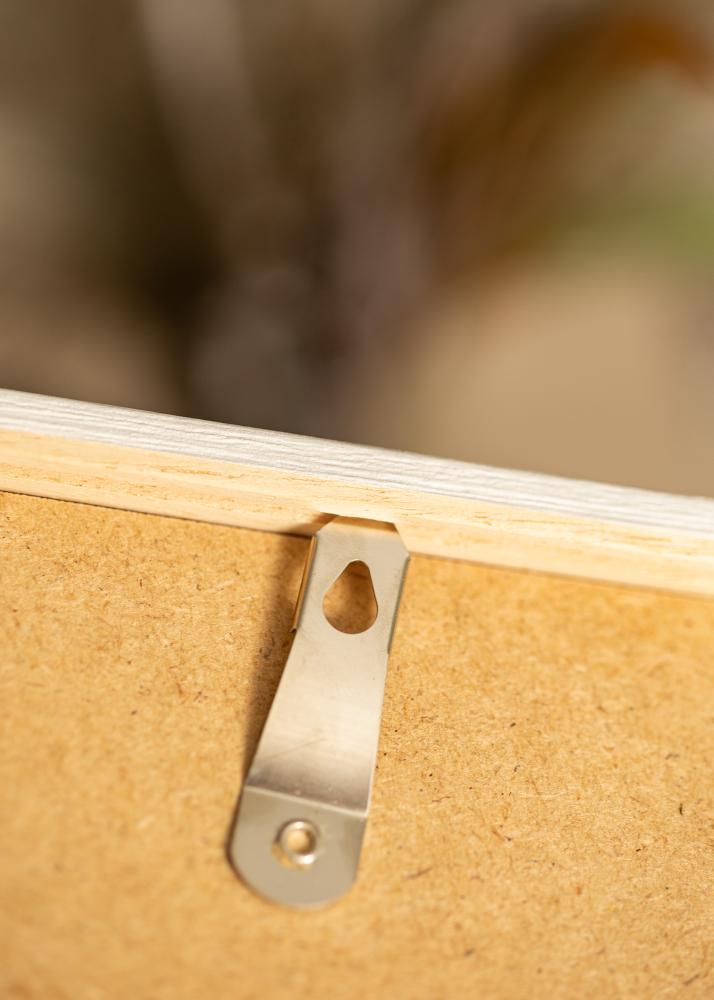 Cornice Ares Bianco Quercia 40x50 cm - passe-partout Bianco 12x15 inches