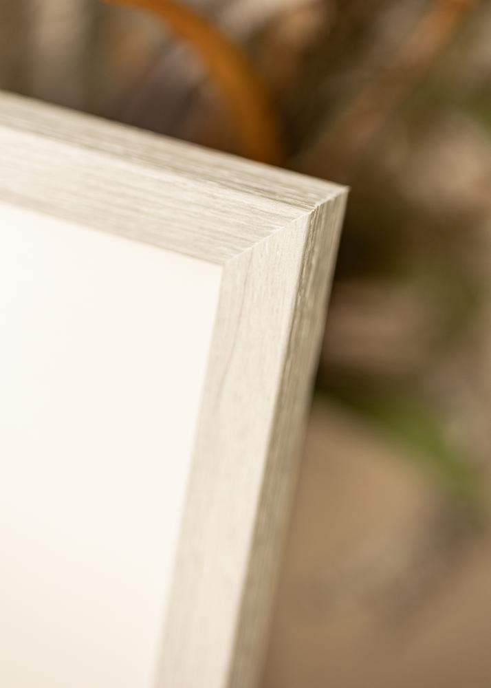 Cornice Ares Bianco Quercia 40x50 cm - passe-partout Bianco 12x15 inches