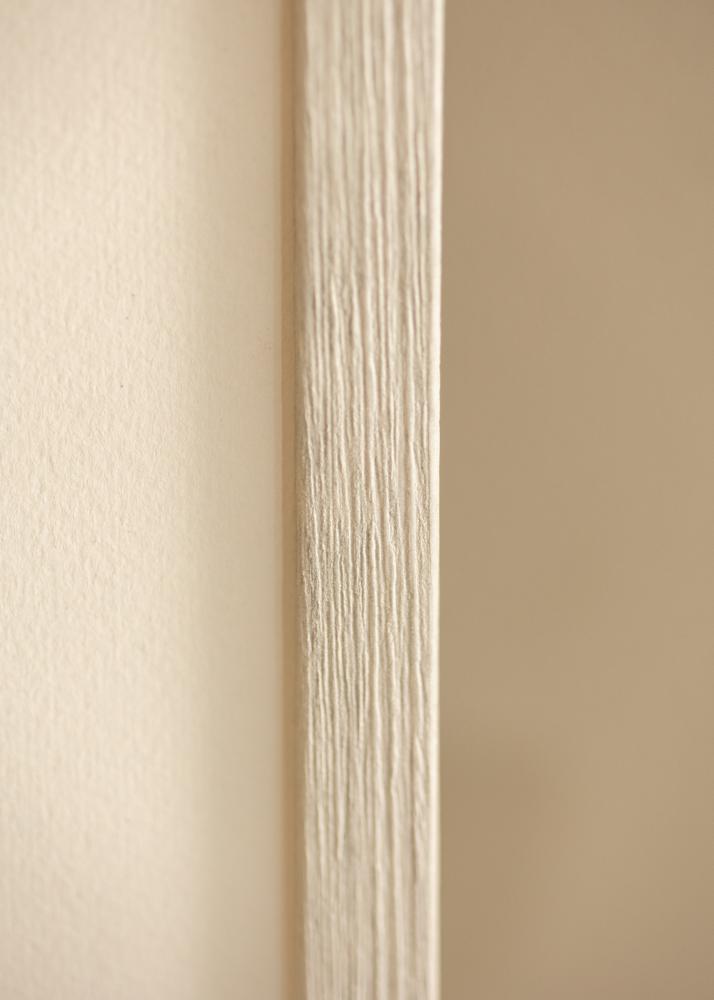 Cornice Ares Bianco Quercia 40x50 cm - passe-partout Bianco 12x15 inches