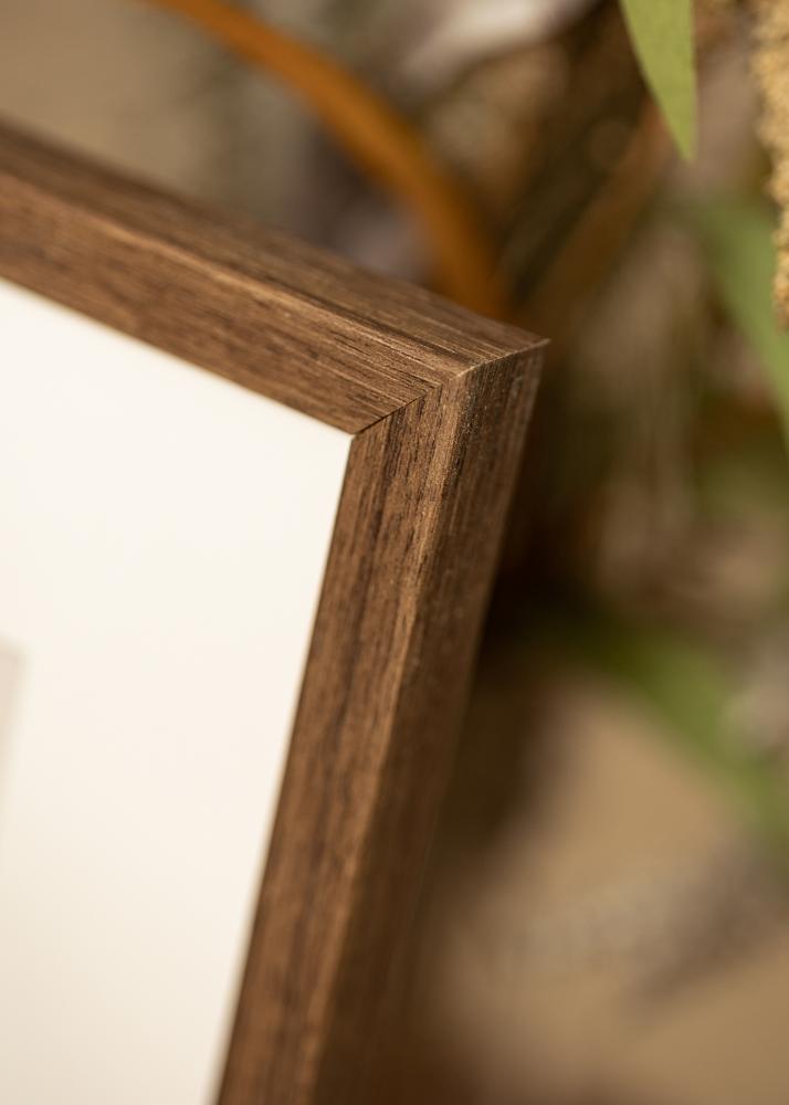 Cornice Ares Noce 30x30 cm - passe-partout Bianco 20x20 cm