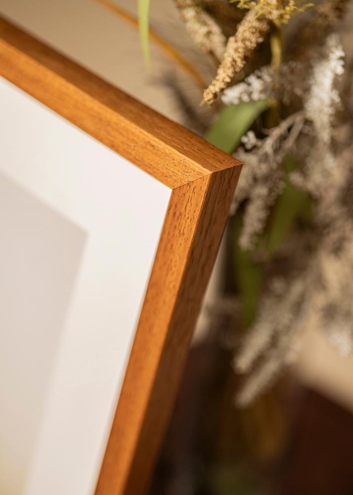 Cornice Hermes Libro 30x40 cm - passe-partout Bianco 20x28 cm