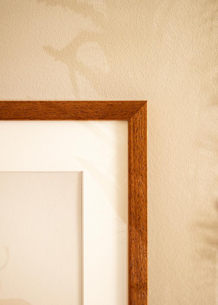 Cornice Hermes Libro 30x40 cm - passe-partout Bianco 20x28 cm