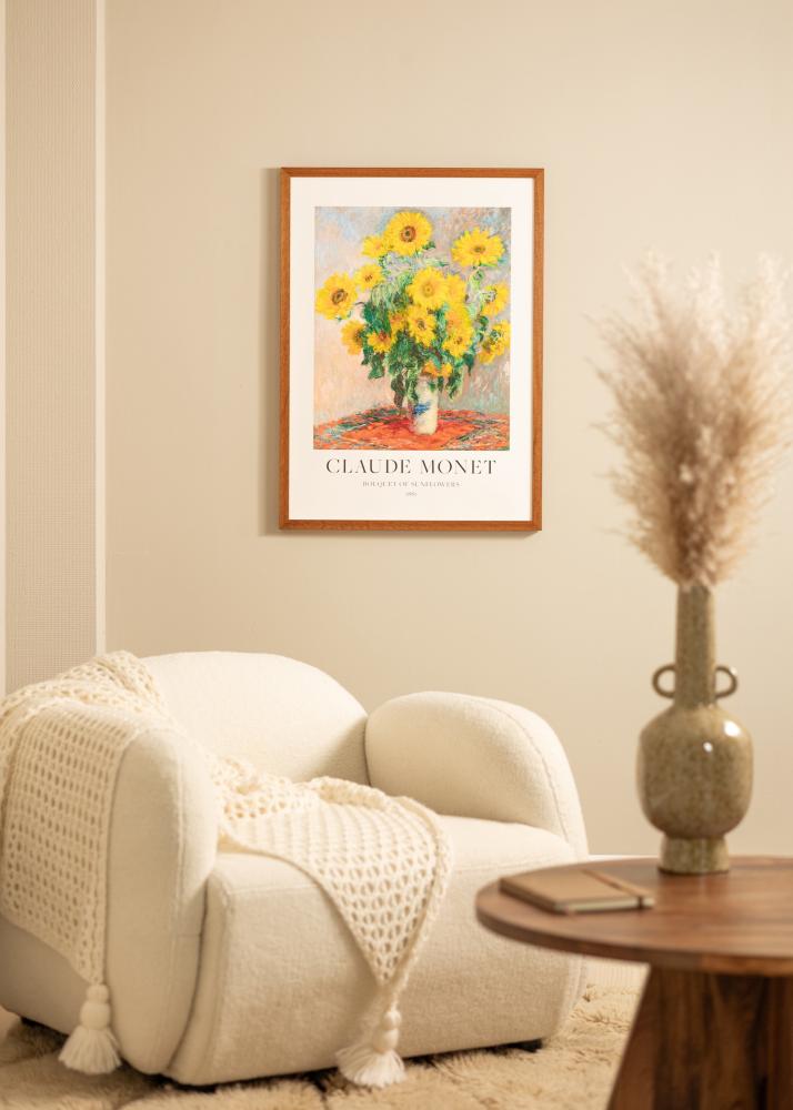 Cornice Hermes Libro 30x40 cm - passe-partout Bianco 20x28 cm