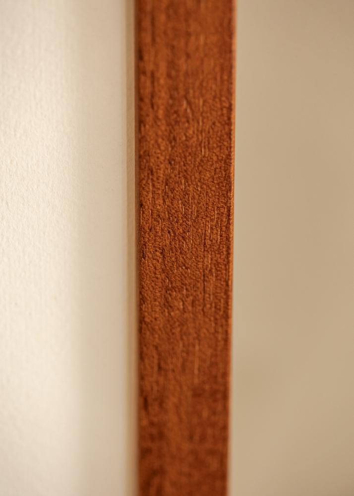 Cornice Hermes Ciliegia 42x59,4 cm - passe-partout Bianco 25x38 cm