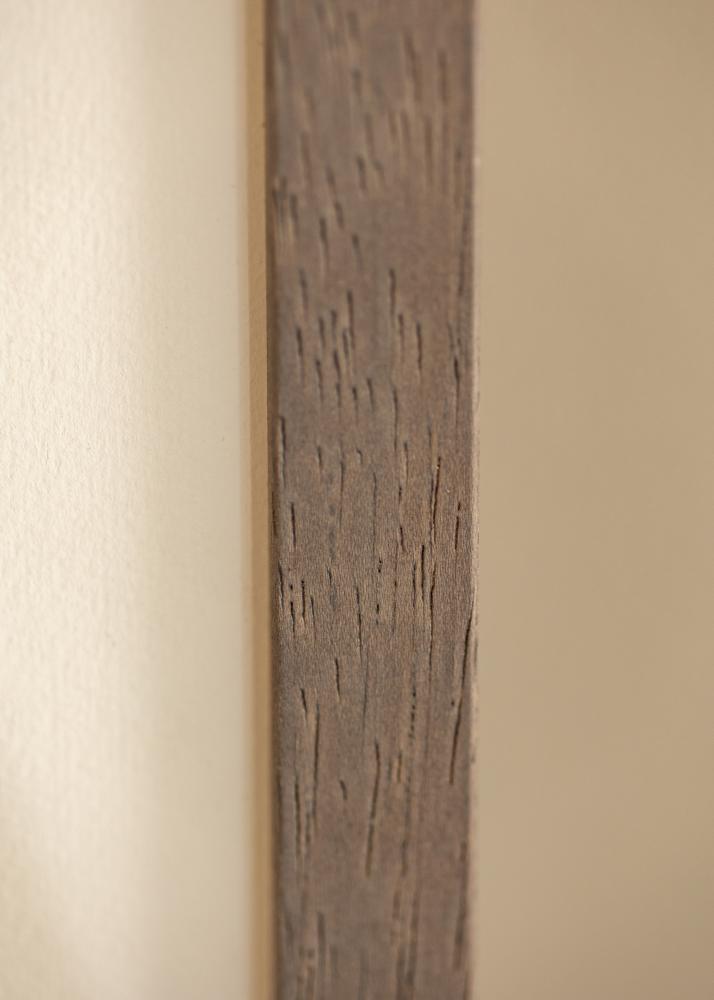 Cornice Hermes Grigio 60x60 cm - passe-partout Bianco 50x50 cm