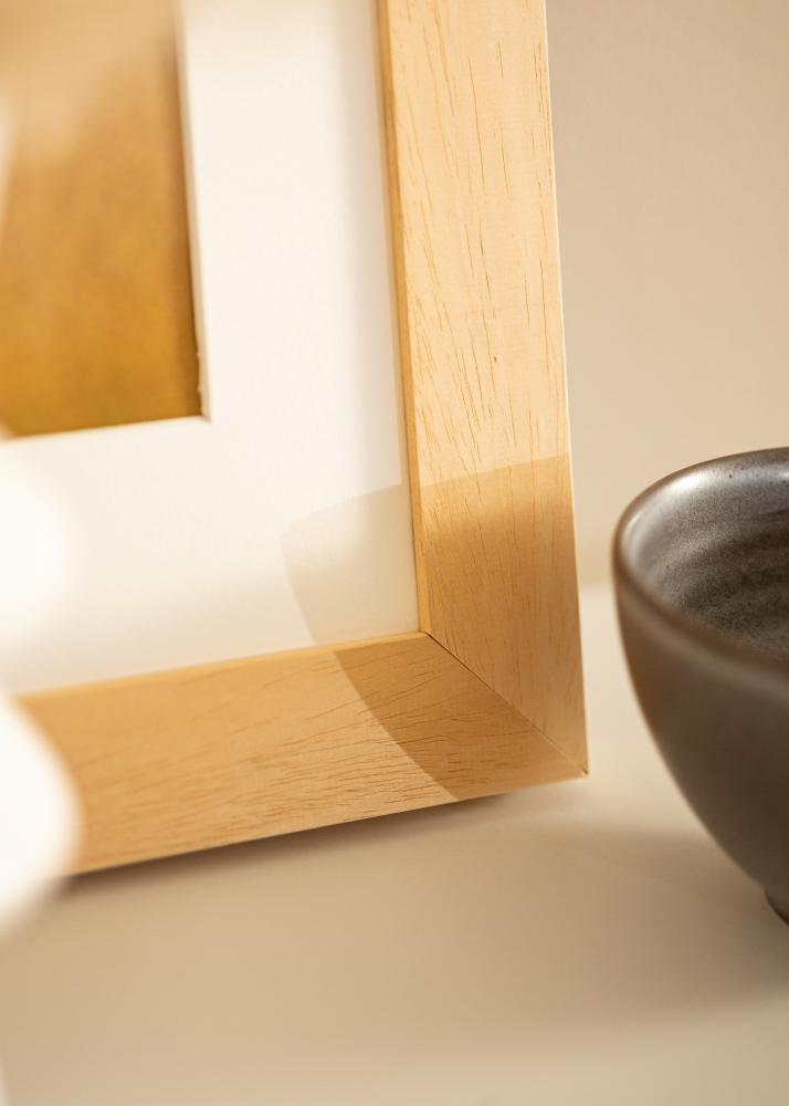 Cornice Juno Legno 40x50 cm - passe-partout Bianco 30x38 cm