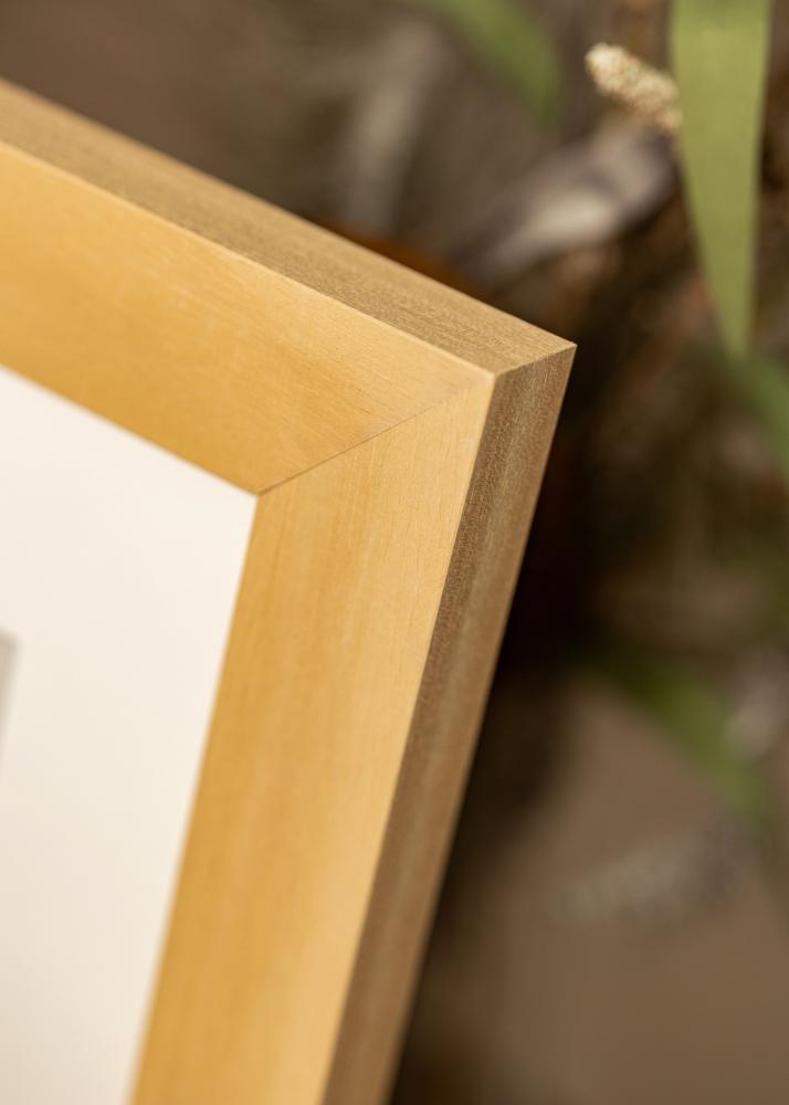 Cornice Juno Legno 40x50 cm - passe-partout Bianco 30x38 cm