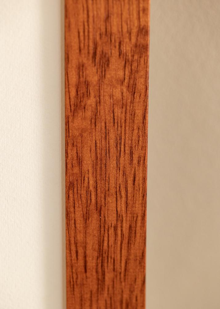 Cornice Juno Ciliegia 28x35 cm - passe-partout Bianco 20x25 cm