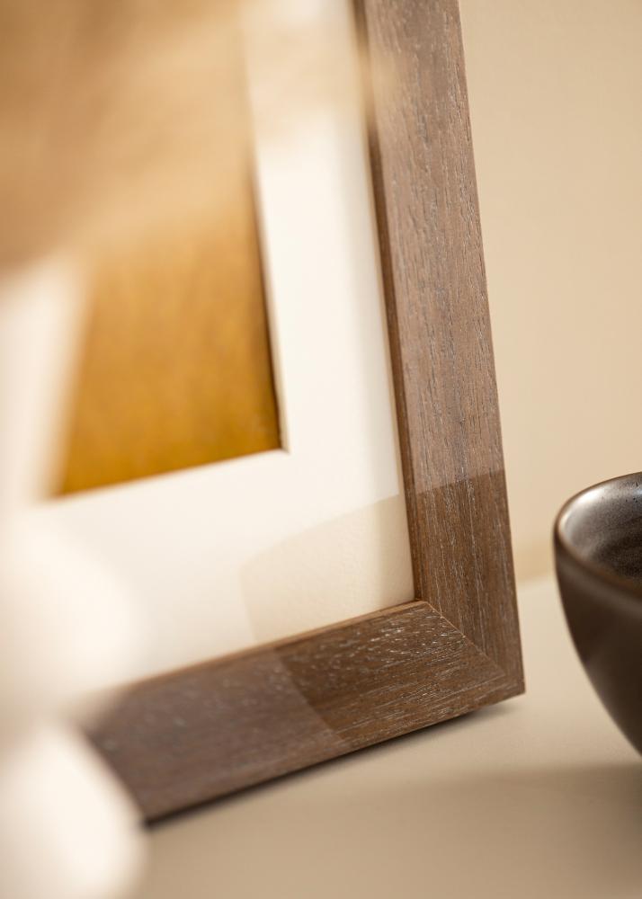 Cornice Juno Grigio 30x40 cm - passe-partout Bianco 20x30 cm