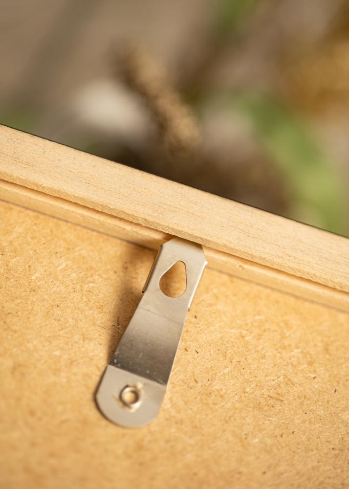 Cornice Hermes Noce 42x59,4 cm - passe-partout Bianco 25x38 cm