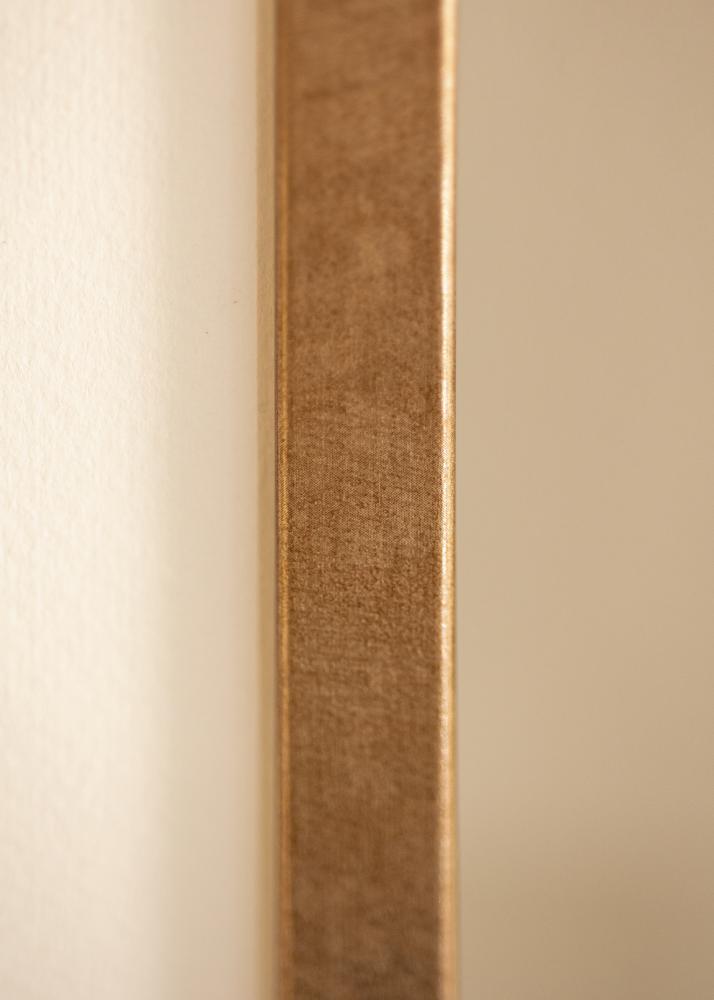 Cornice Ares Ottone 40x50 cm - passe-partout Bianco 29,7x42 cm