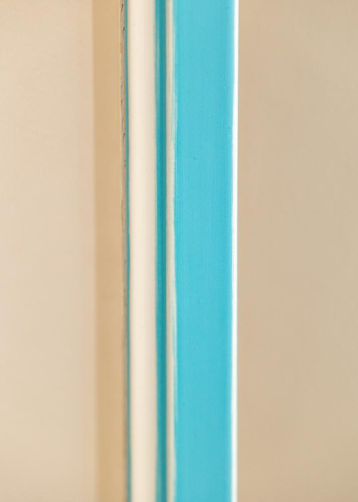 Cornice Diana azzurro 30x40 cm - passe-partout Bianco 8x12 inches
