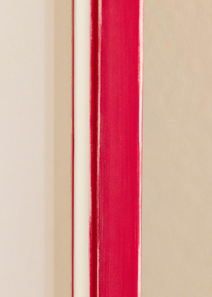 Cornice Diana Rosso 45x60 cm - passe-partout Bianco 35x50 cm