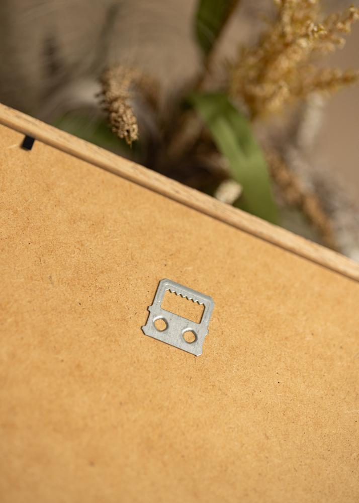 Cornice Edsbyn Noce 25x40 cm - passe-partout Bianco 15x30 cm