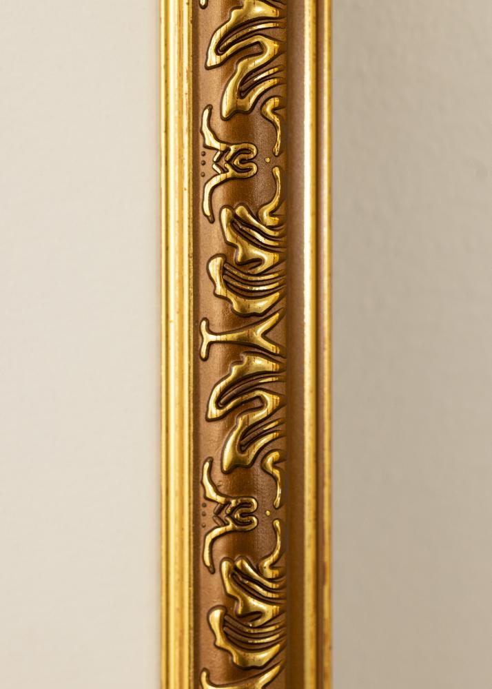 Cornice Swirl Oro 50x70 cm - passe-partout Bianco 40x60 cm