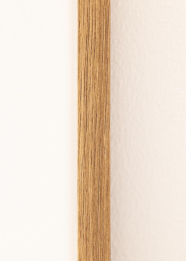 Cornice Modern Teak 50x70 cm - passe-partout Bianco 42x59,4 cm