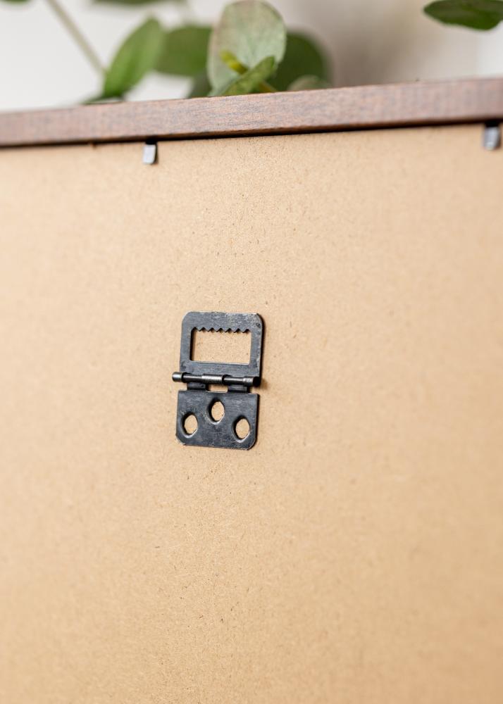 Cornice Moderna Caldo Marrone 40x50 cm - passe-partout Bianco 30x40 cm