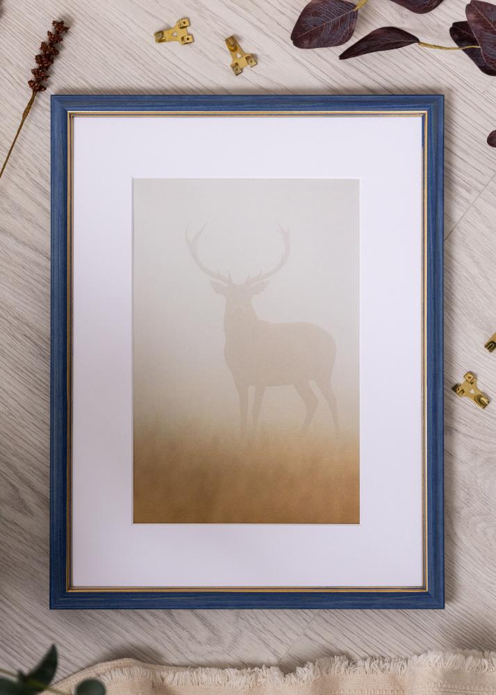 Cornice Claudia Vetro Acrilico Blu 42x59,4 cm (A2)