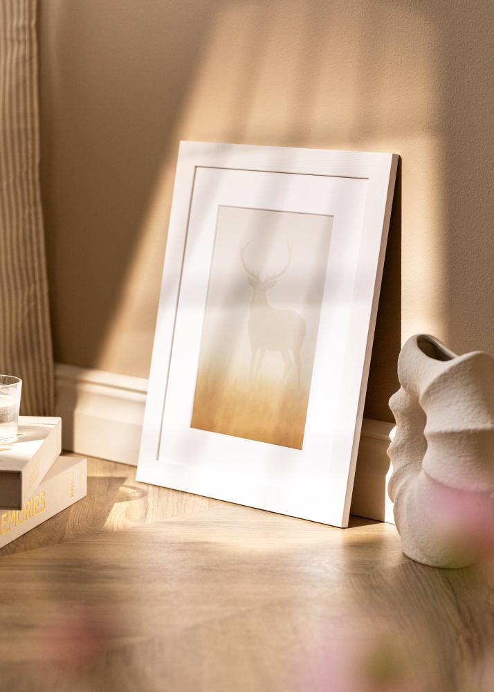 Cornice Sandra Acrilico Bianco 21x29,7 cm (A4)