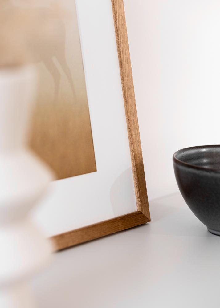 Cornice Tulipa Vetro Acrilico Rovere Massiccio 29,7x42 cm (A3)