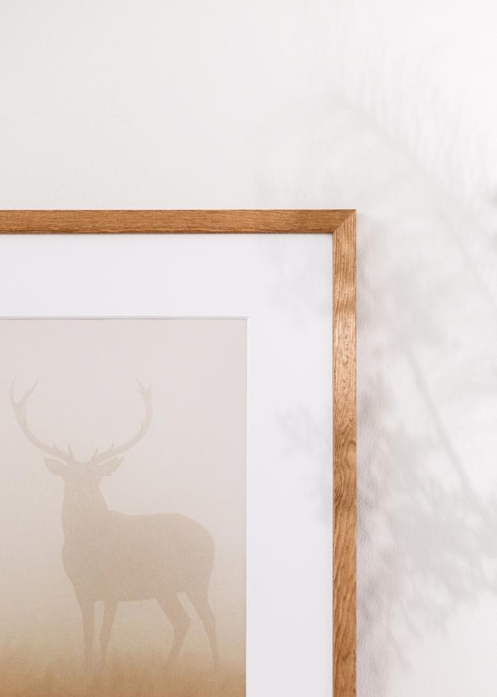 Cornice Tulipa Vetro Acrilico Rovere Massiccio 29,7x42 cm (A3)