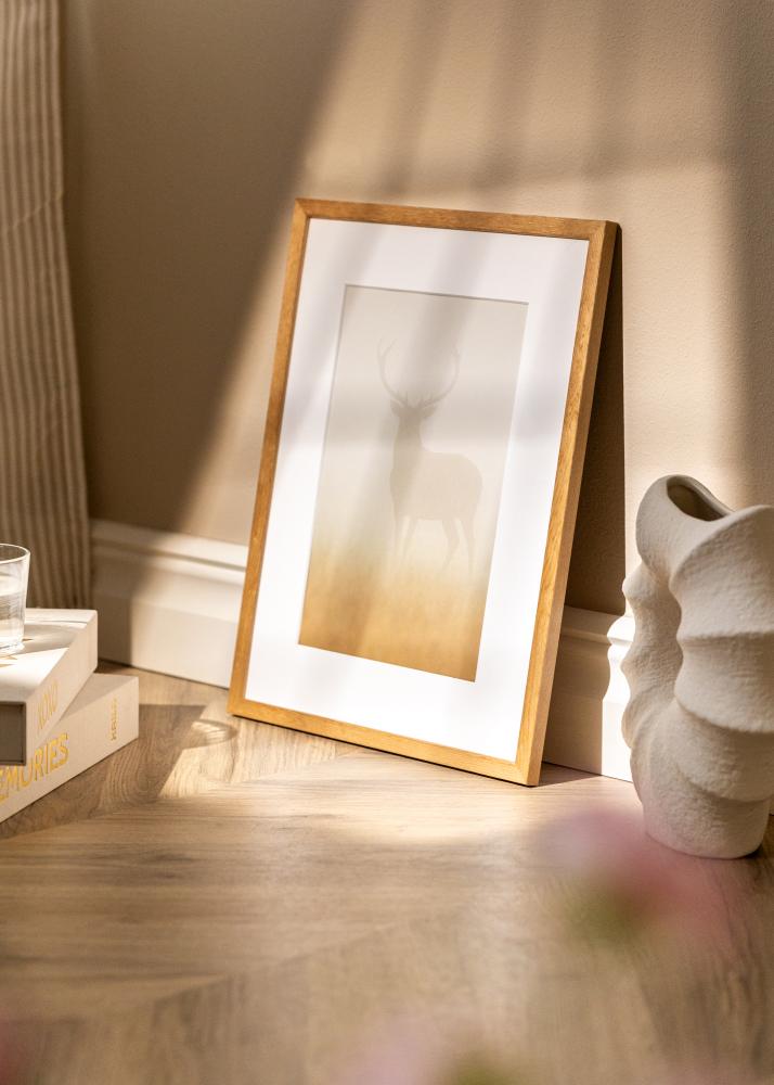 Cornice Tulipa Vetro Acrilico Rovere Massiccio 29,7x42 cm (A3)