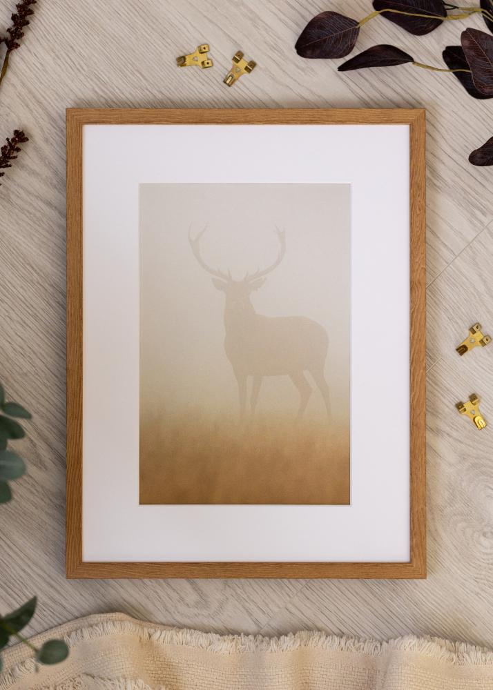 Cornice Tulipa Vetro Acrilico Rovere Massiccio 29,7x42 cm (A3)