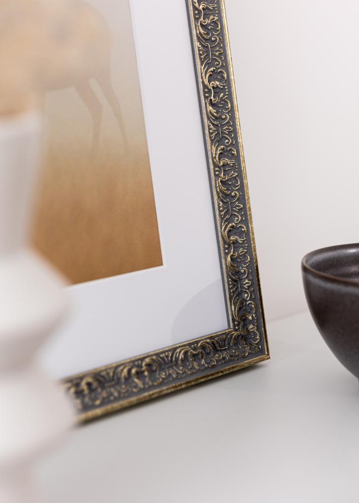 Cornice Amber Acrilico Argento 40x50 cm