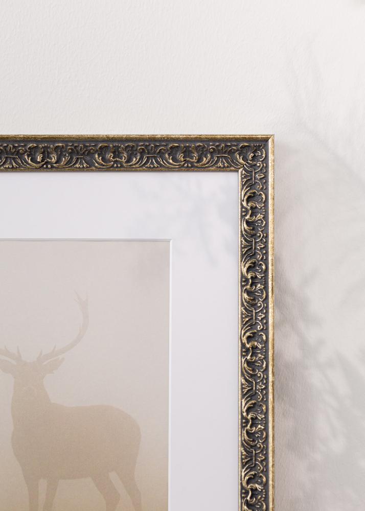 Cornice Amber Acrilico Argento 40x50 cm