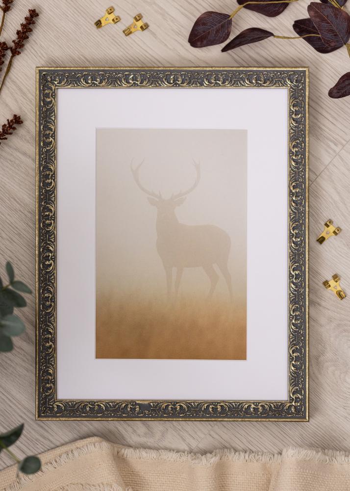 Cornice Amber Acrilico Argento 40x50 cm