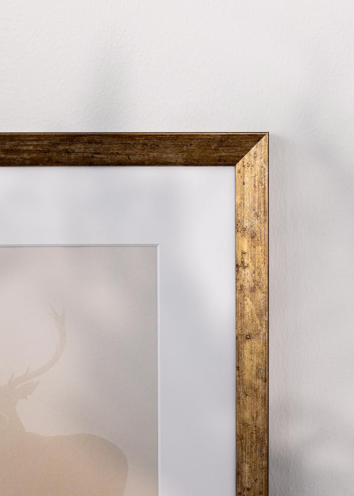 Cornice Dune Vetro Acrilico Oro 40x60 cm