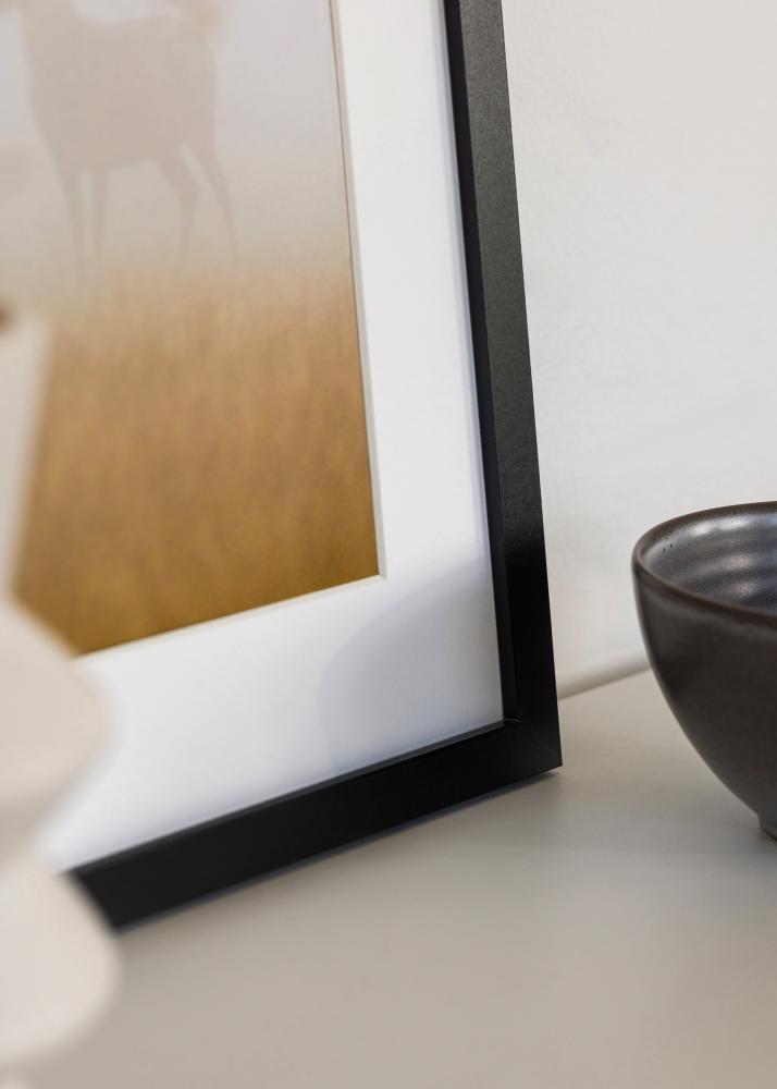 Cornice Selection Vetro acrilico Nero 75x75 cm