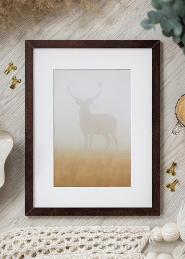 Cornice BGA Classic Vetro acrilico Noce 60x60 cm